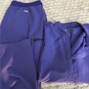 Figs Deep Purple Medical Scrubs